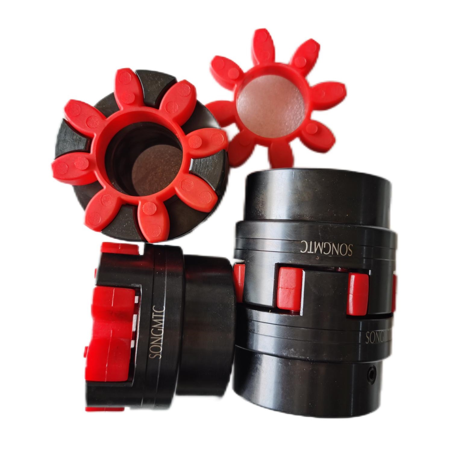 梅花形弹性联轴器XLD5GR42内径14-55总长L126mm