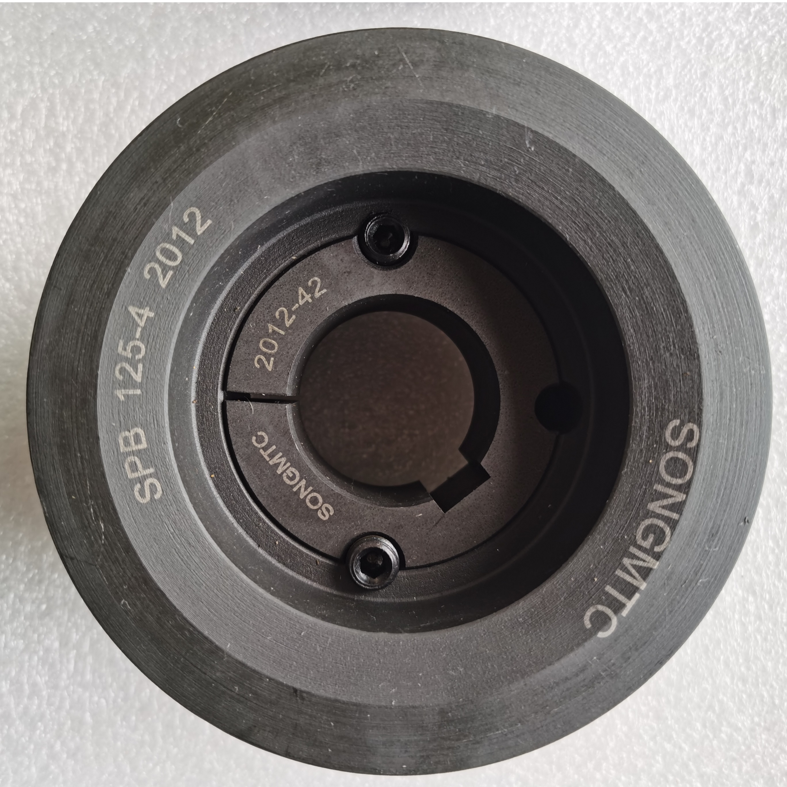 SPB125-4-2012-42锥套皮带轮 四槽B型窄V三角带轮 轴孔直径42