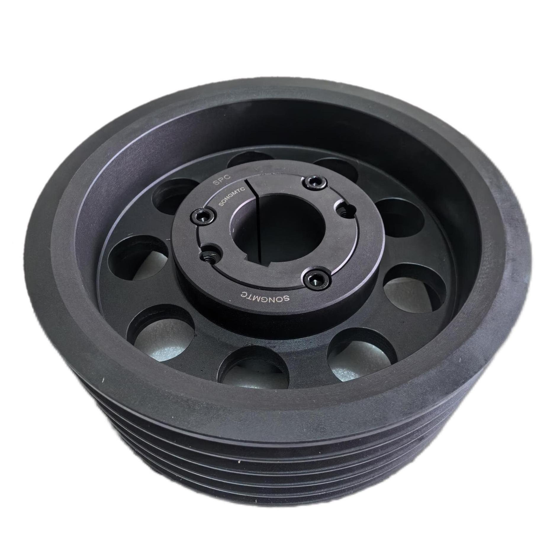 SPC425-03-3535锥套皮带轮,C型外径425欧标皮带轮-HT250材料